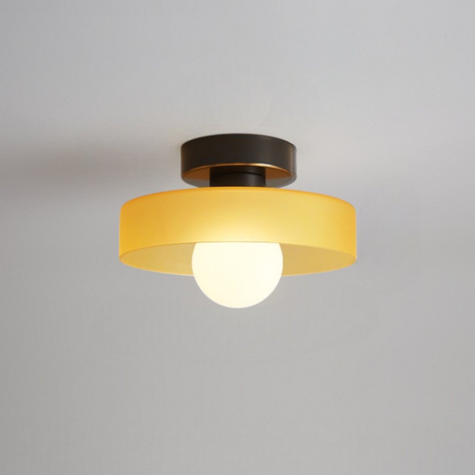 French Bauhaus Style Ceiling Light, Minimalist Design