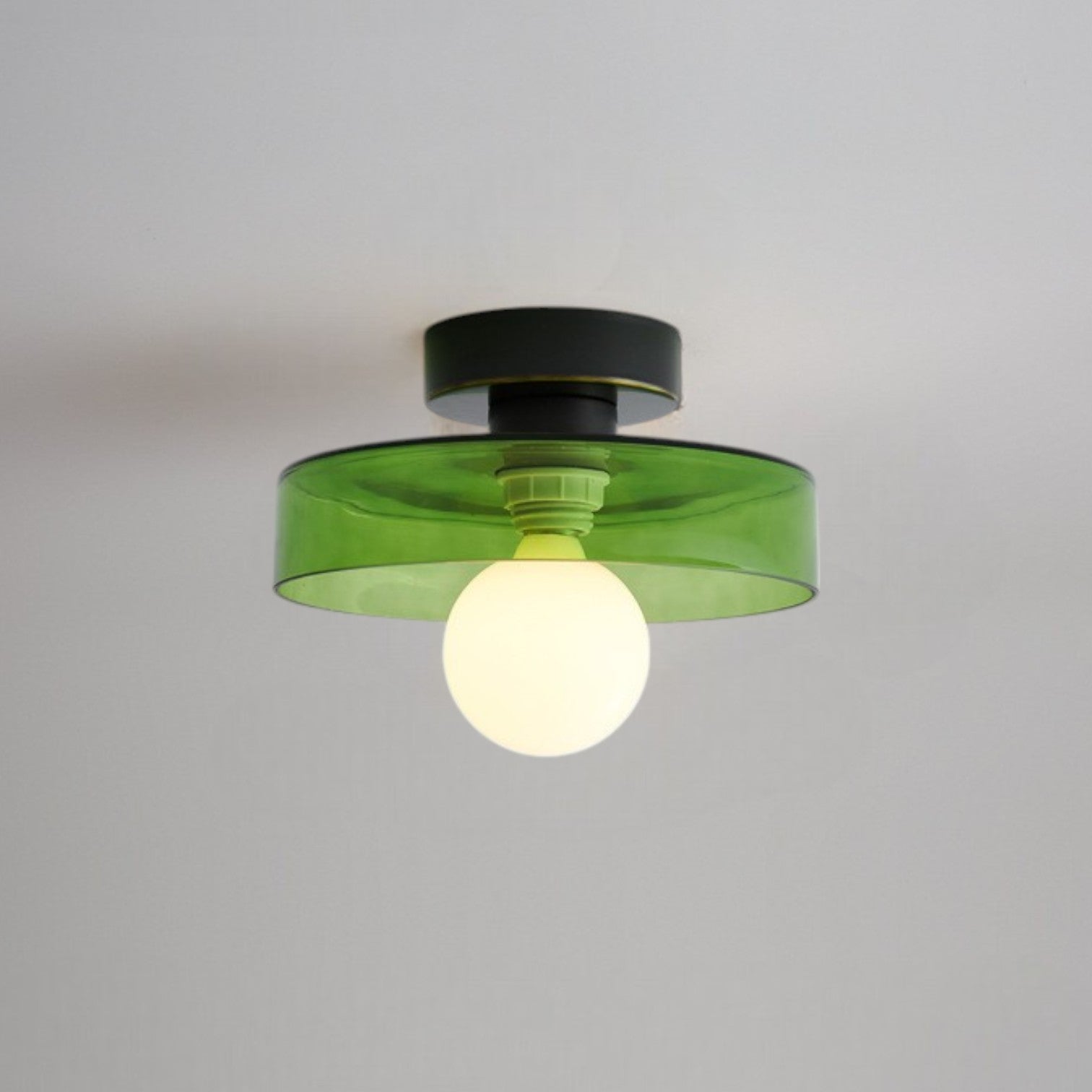French Bauhaus Style Ceiling Light, Minimalist Design