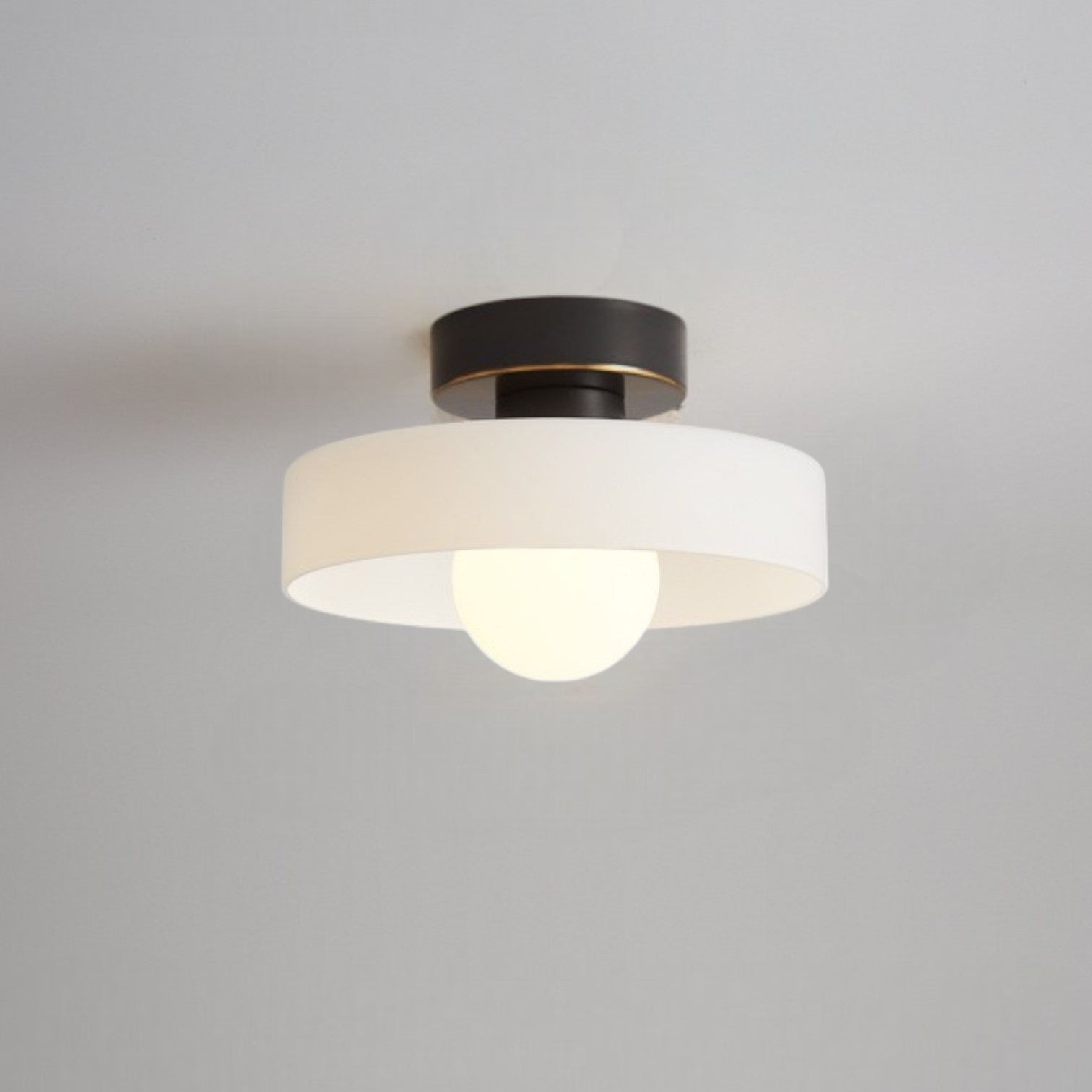 French Bauhaus Style Ceiling Light, Minimalist Design
