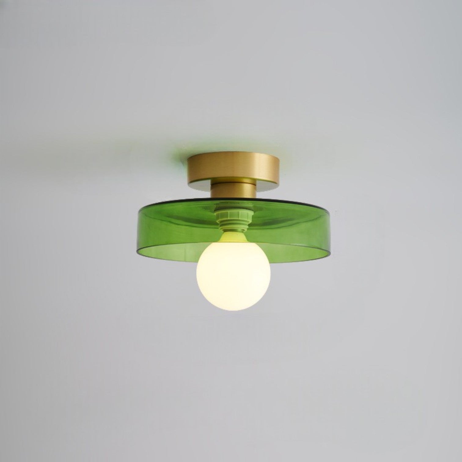 French Bauhaus Style Ceiling Light, Minimalist Design