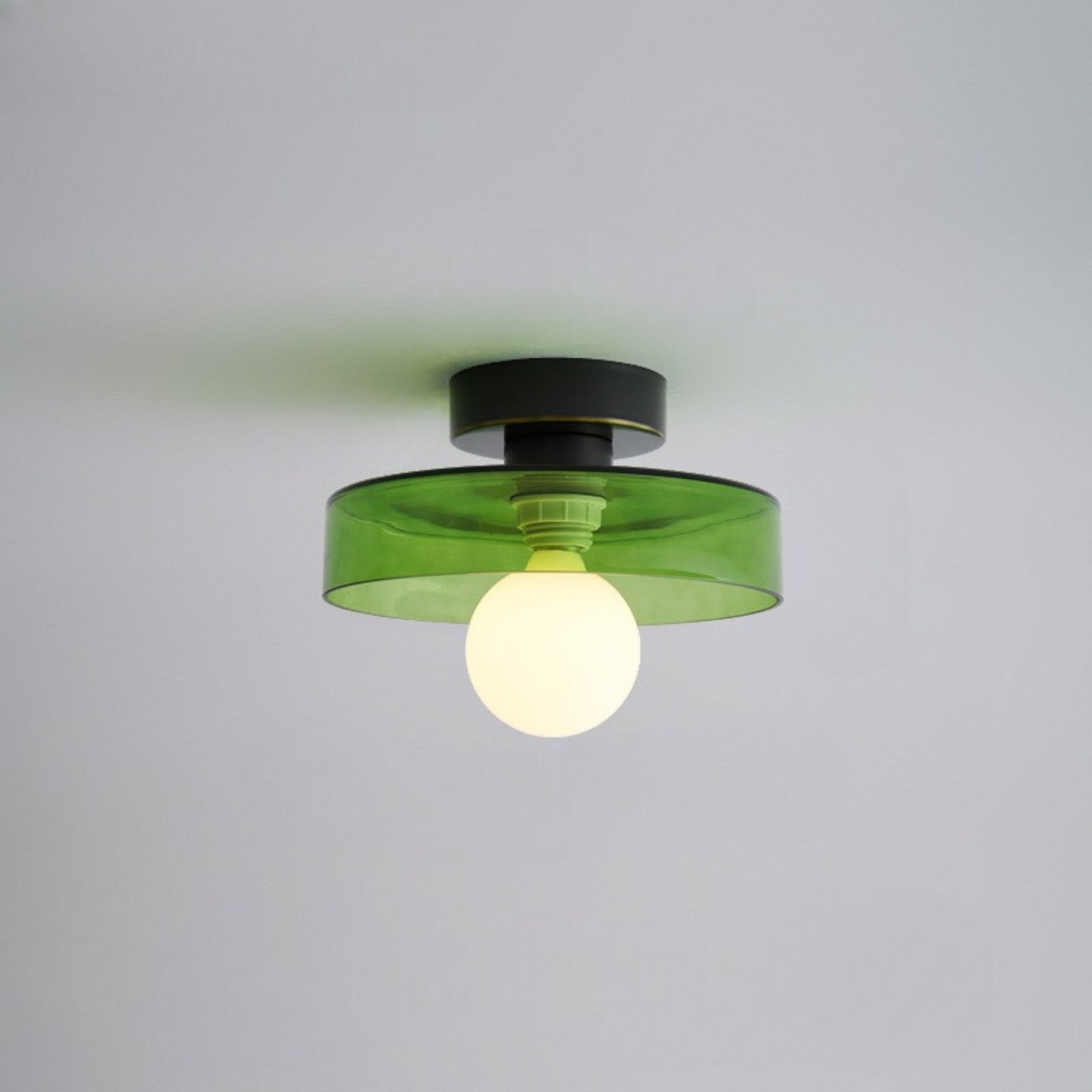 French Bauhaus Style Ceiling Light, Minimalist Design