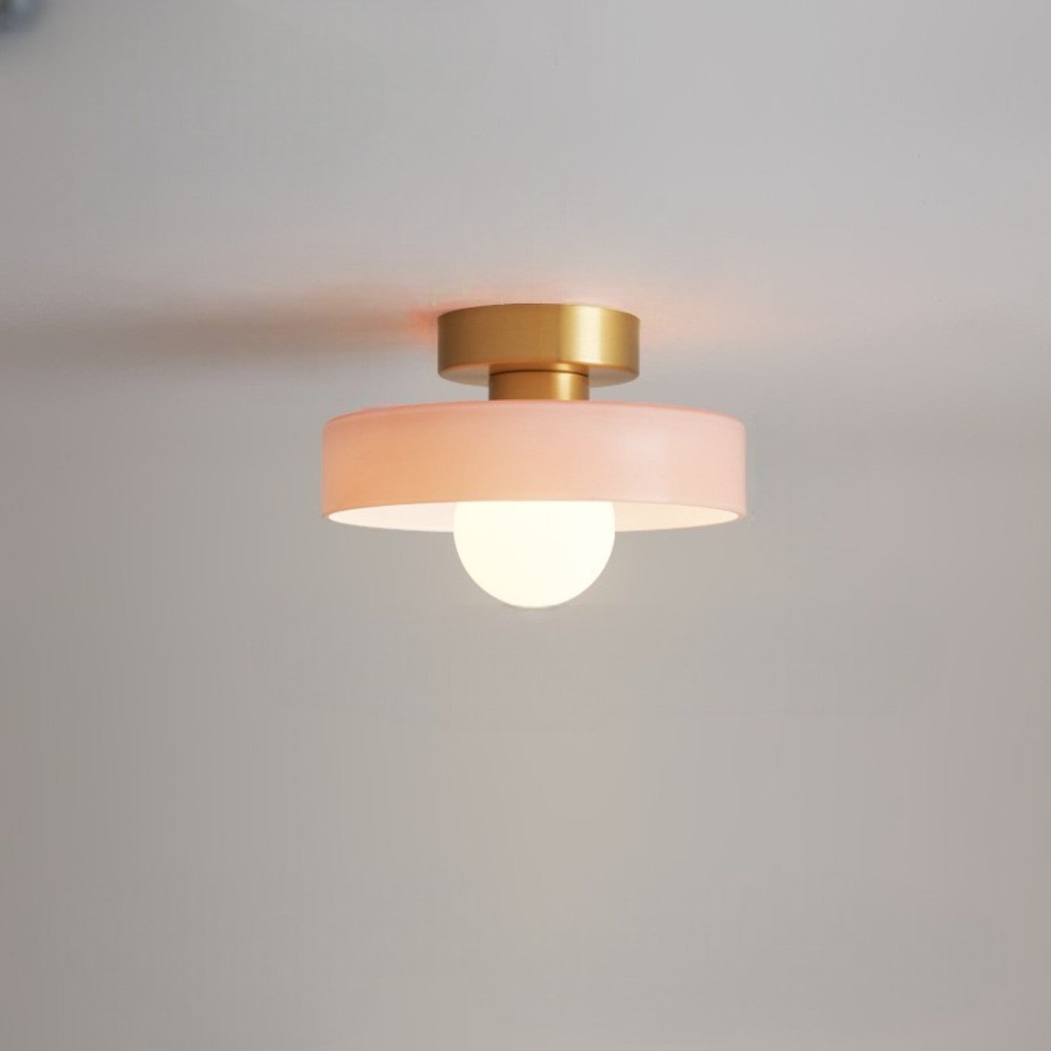 French Bauhaus Style Ceiling Light, Minimalist Design