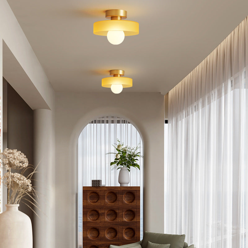 French-Style Bauhaus Ceiling Light | Modern Minimalist Fixture