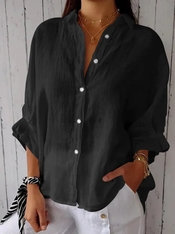 Cotton Top with Back Tie Detail