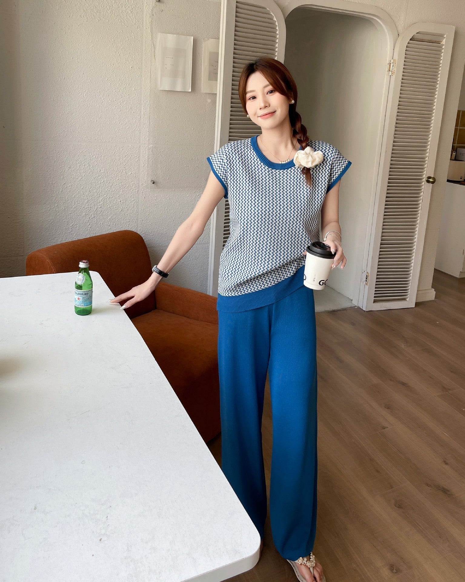 Lanna T-Shirt and Trouser Set for Comfortable Everyday Wear