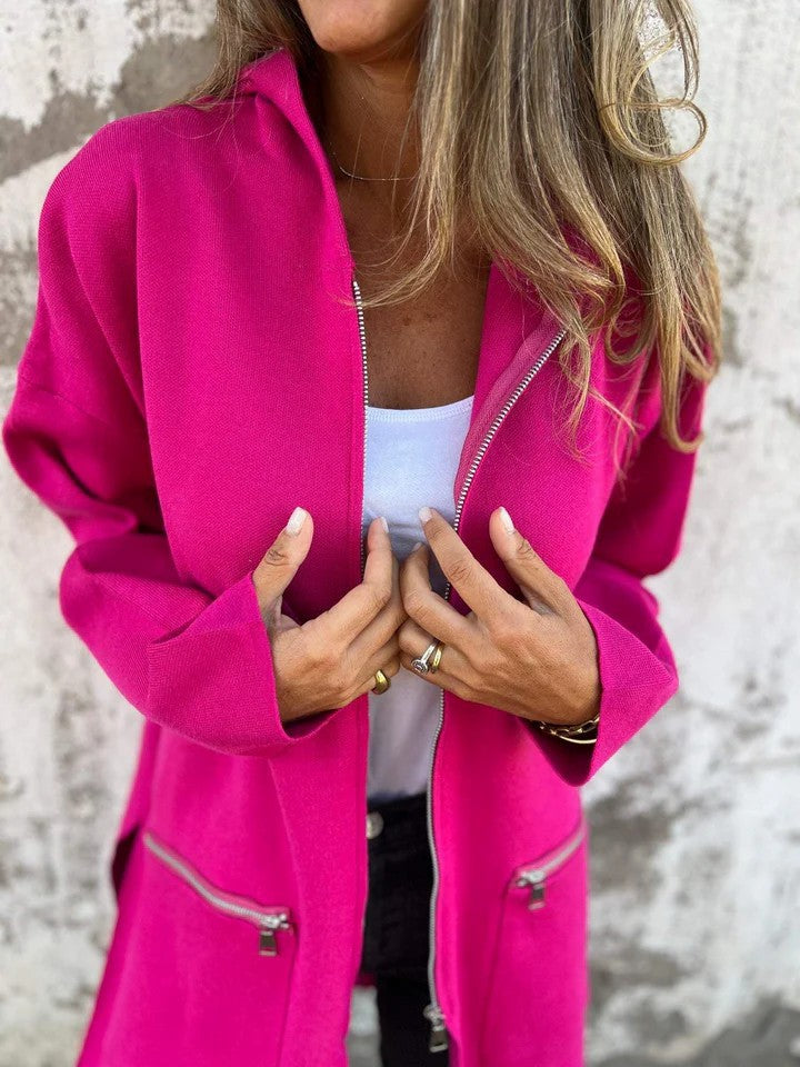 Hooded Clara Long Coat for Stylish Warmth and Comfort