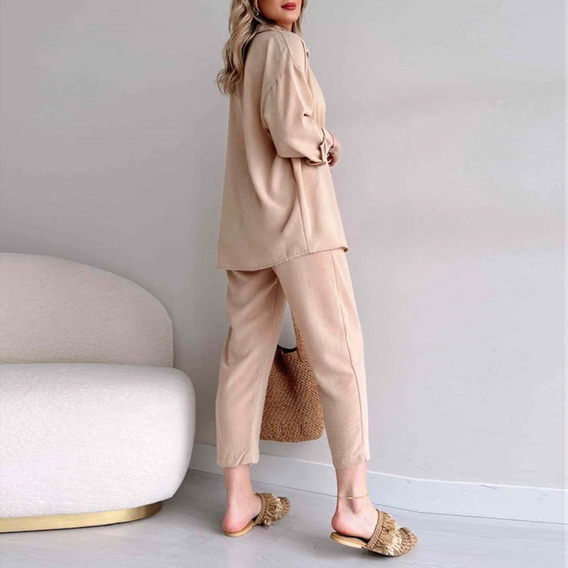 Spring Floral Shirt and Trouser Set for Stylish Outfits