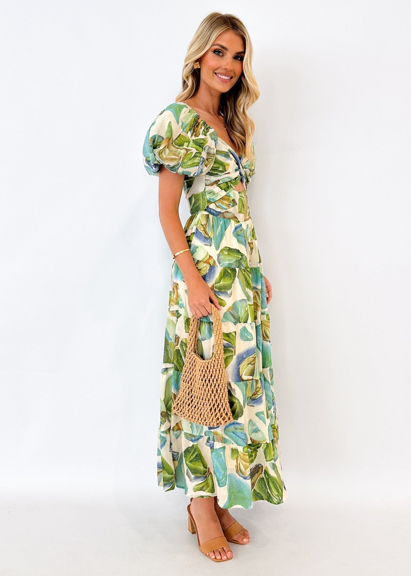 Puff Sleeve Valentina Dress for Effortless Style and Comfort