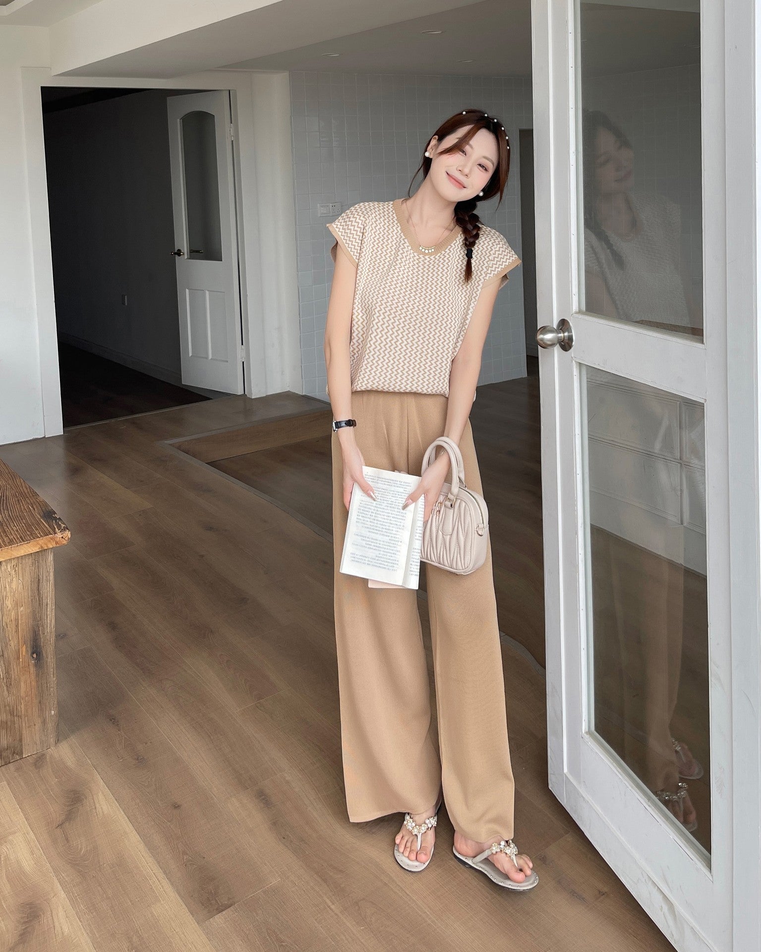 Lanna T-Shirt and Trouser Set for Comfortable Everyday Wear