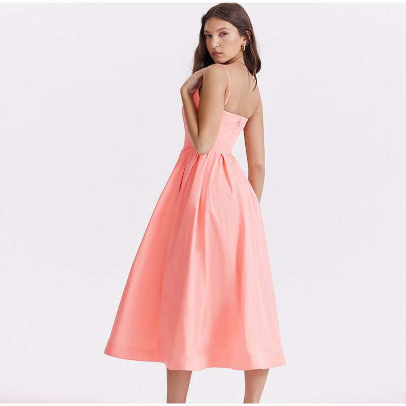 Girls' Elegant Princess Dress with Sparkling Details and Flare Skirt