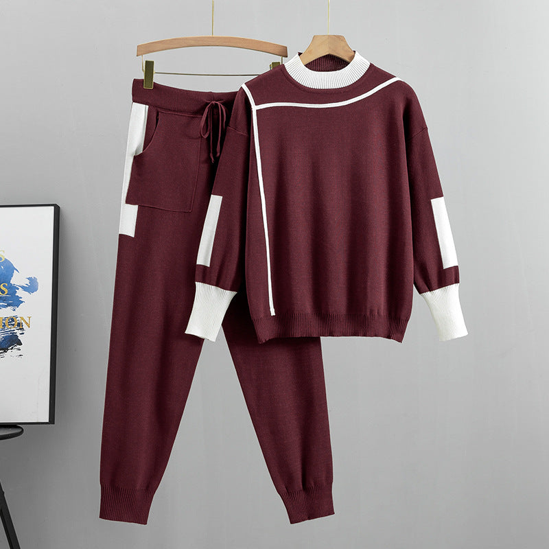 Blouse and Lightweight Mesh Trousers Set