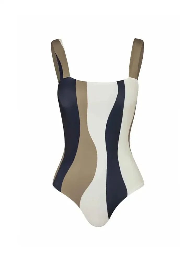 Girls' Swimsuit with Matching Cover-Up Set