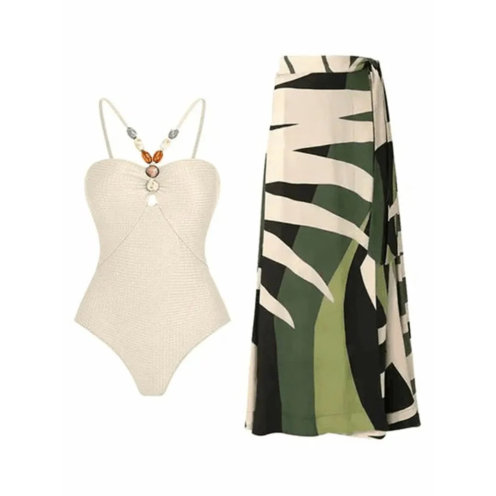 Women’s Swimsuit with Matching Cover-Up Set