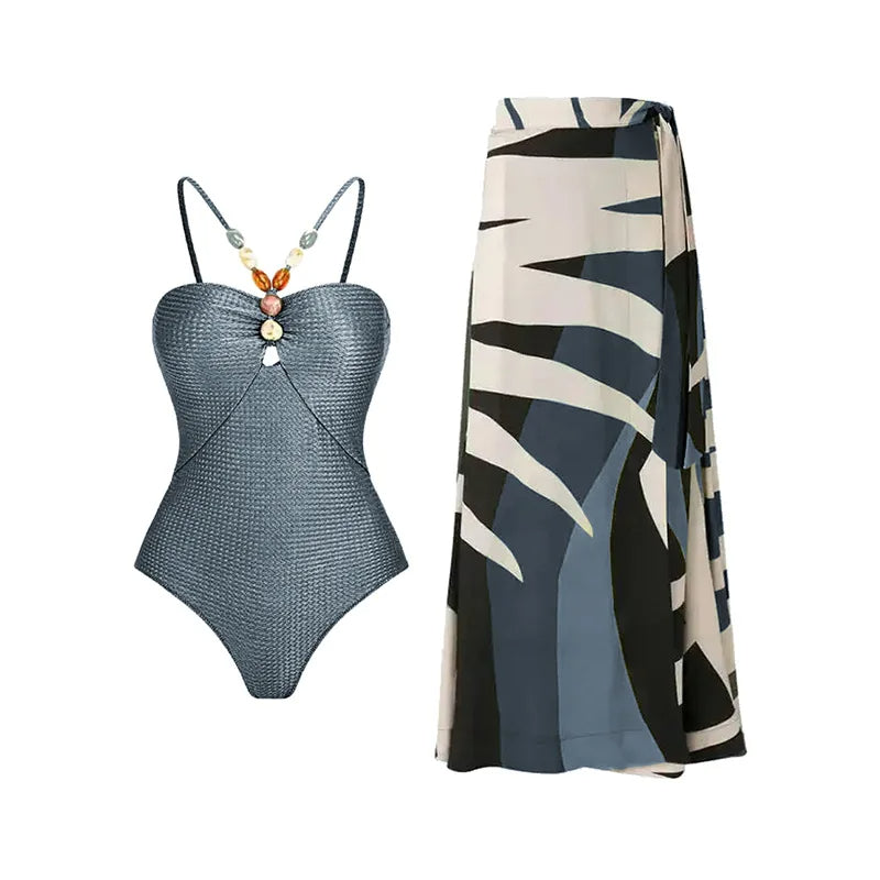 Women’s Swimsuit with Matching Cover-Up Set