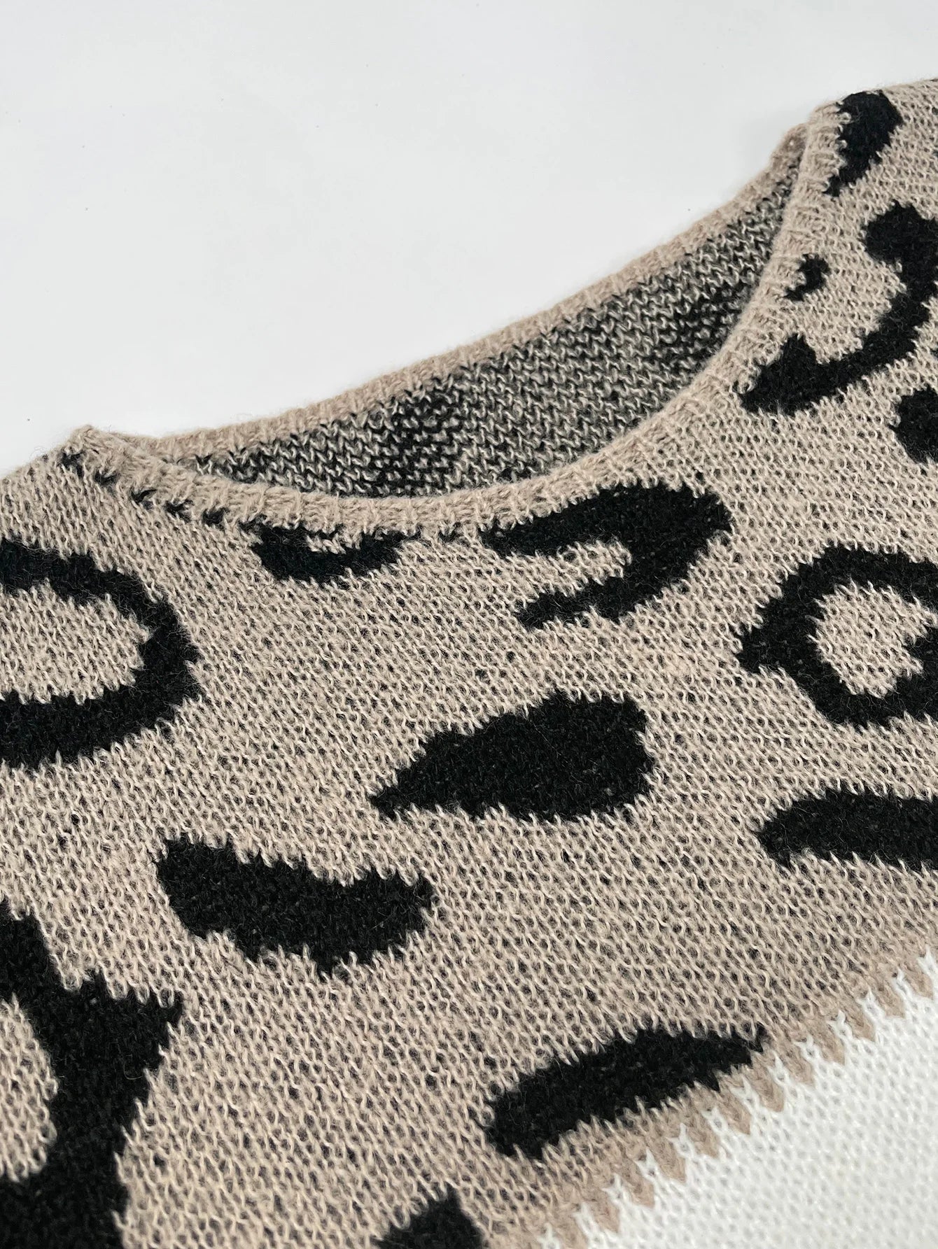 Leopard Print Cozy Sweater for Stylish Comfort
