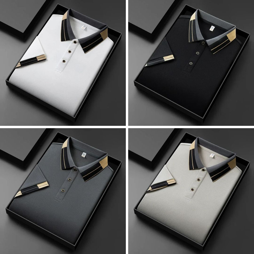 Men's Business Polo Shirt Office-Ready