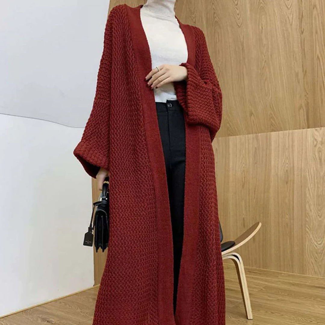 Women's Oversized Knit Cardigan – Lightweight Summer Layer