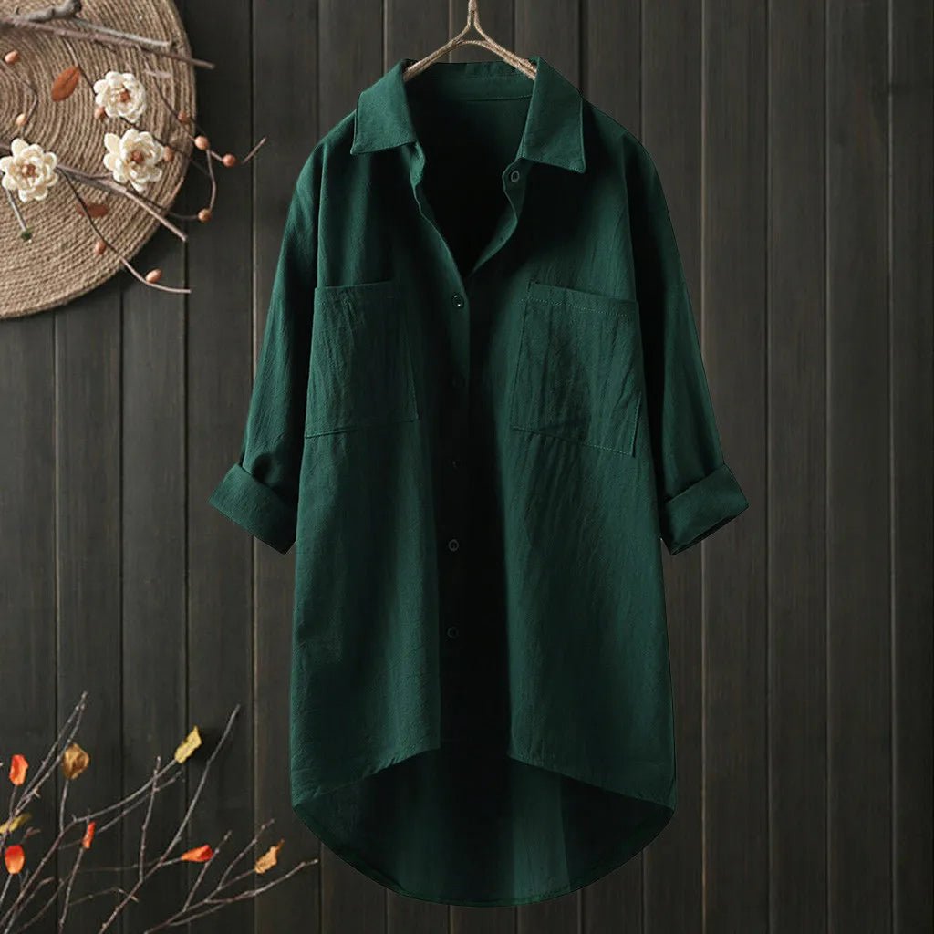 Angelina Long Cut Casual Shirt for Effortless Style