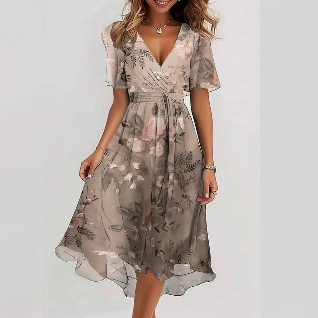 Elegant Short Sleeve Dress for Effortless Style