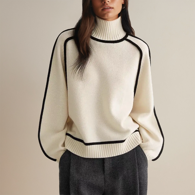 Emilie Turtleneck Sweater – Soft, Warm Knitwear