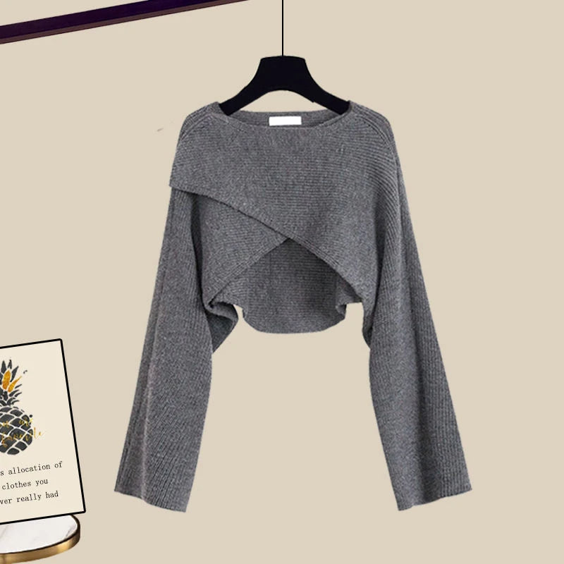 Comfortable Soft Three-Piece Set with Long Sleeves