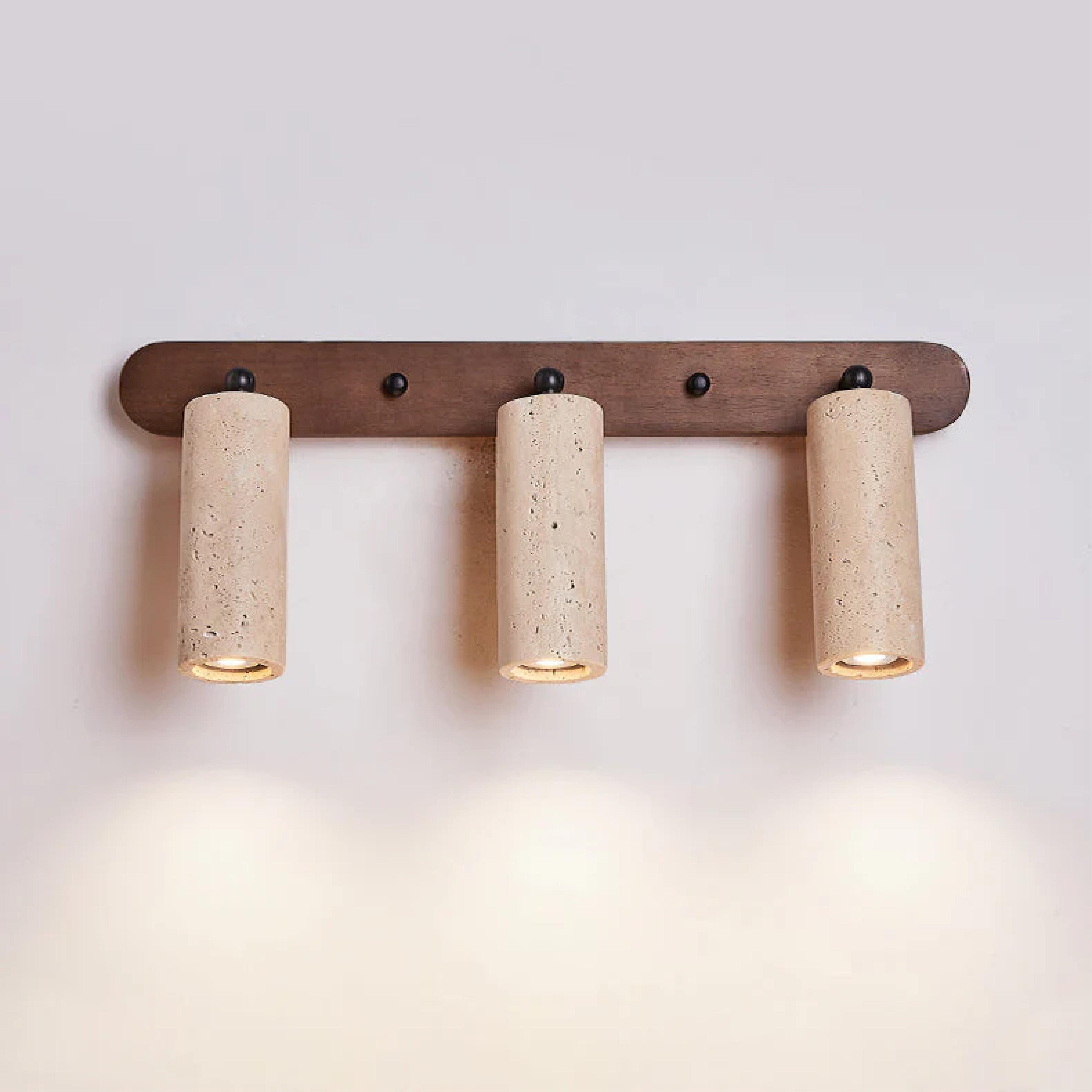 Travertine Wall Light With Rotating Head