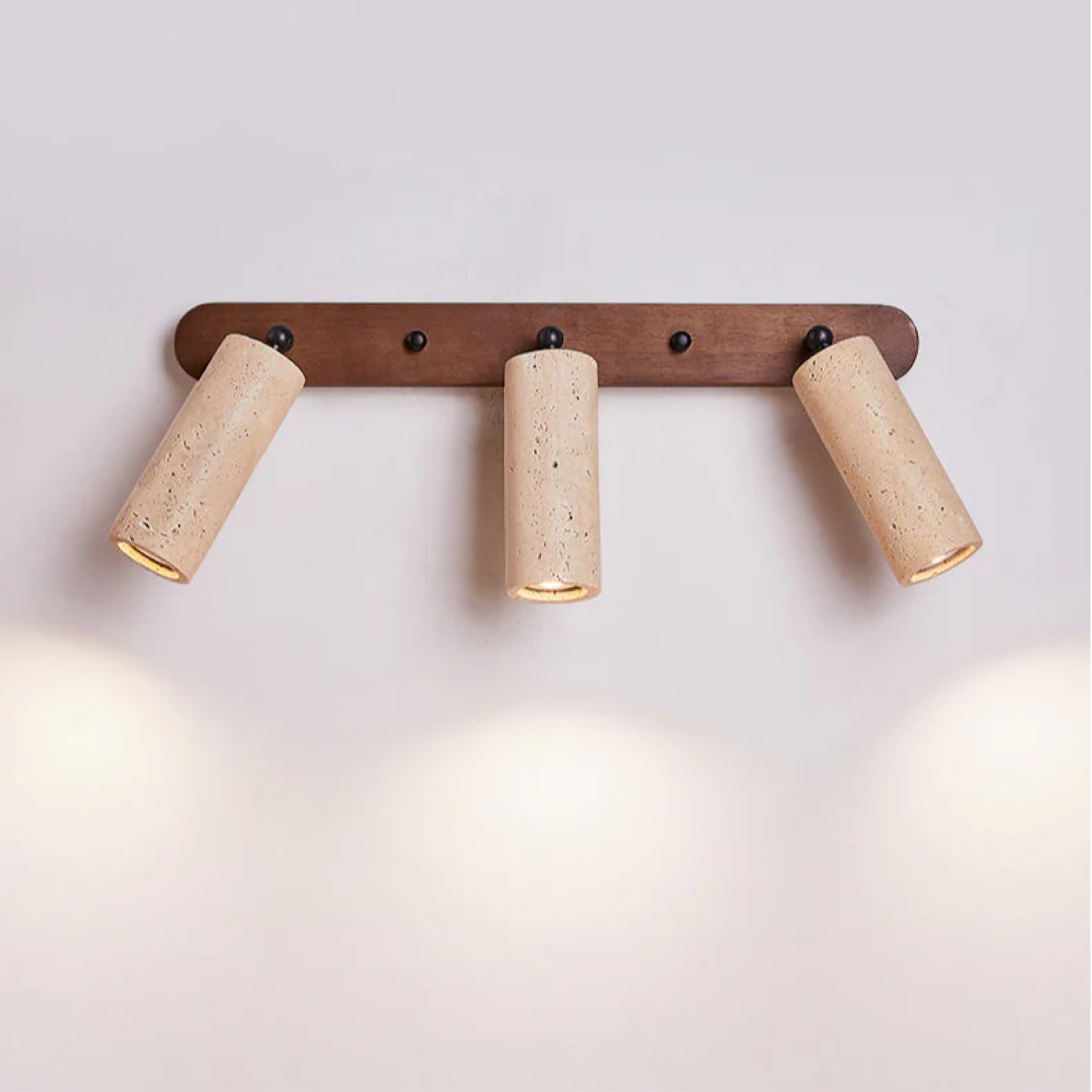Travertine Wall Light With Rotating Head