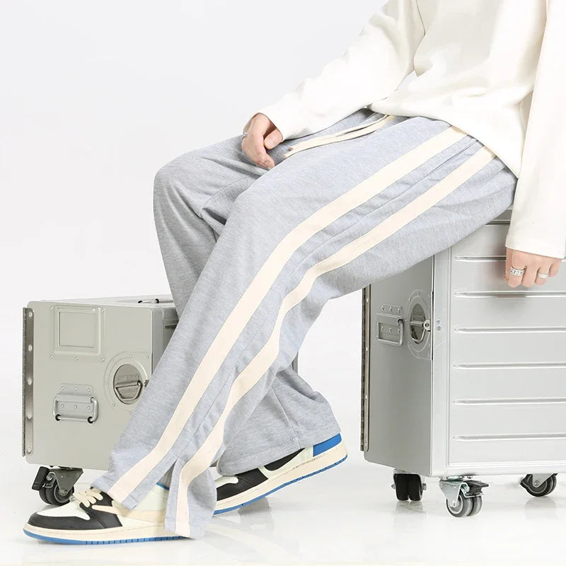 Cosy Striped Joggers with Comfortable Fit