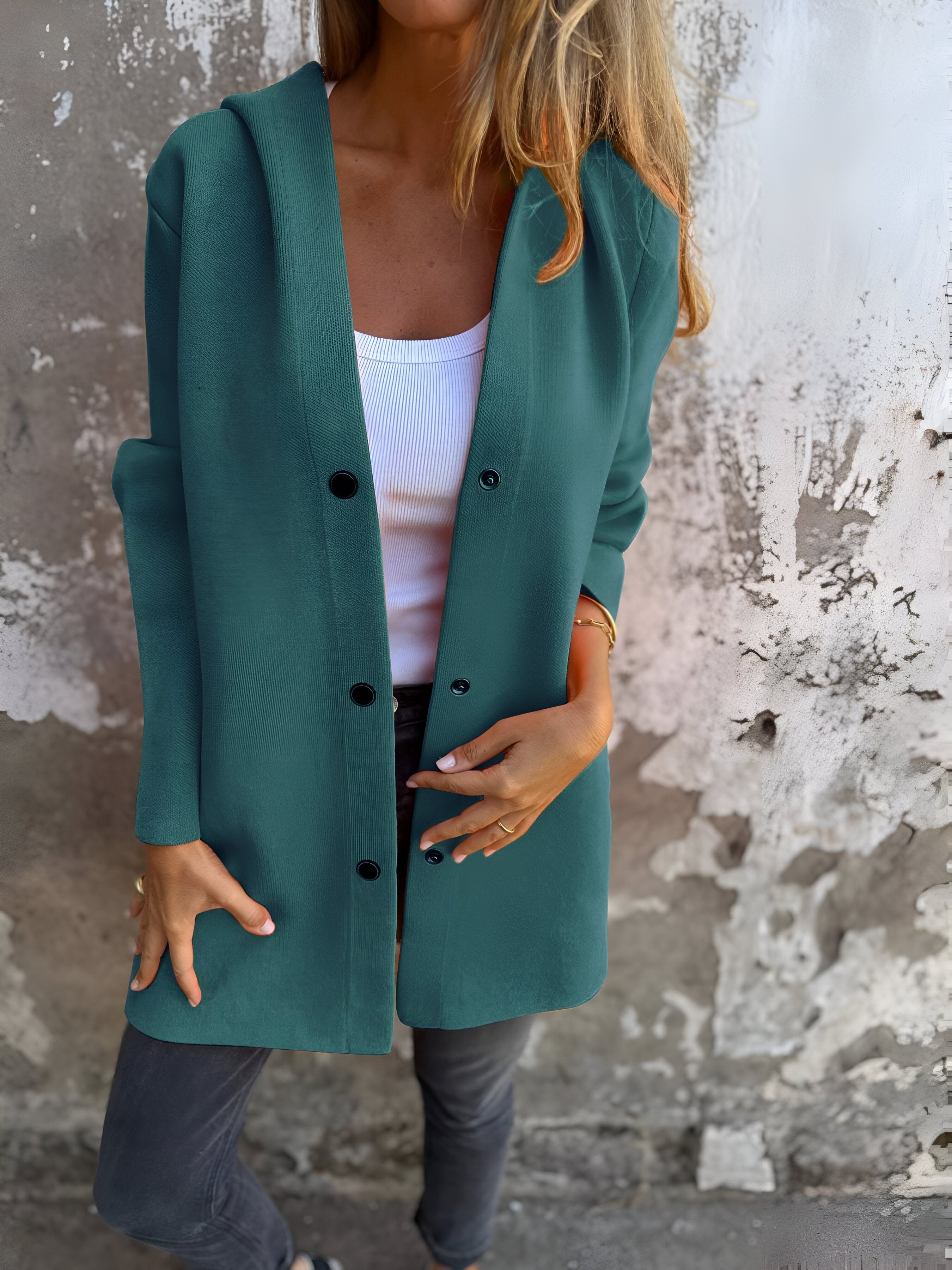 Casual Hooded Coat for Everyday Wear