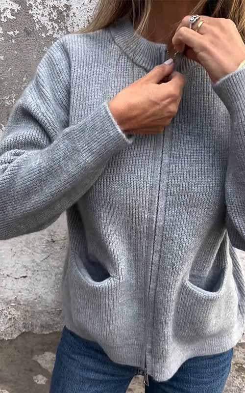 Cotton Knit Jacket for Stylish Comfort and Versatility
