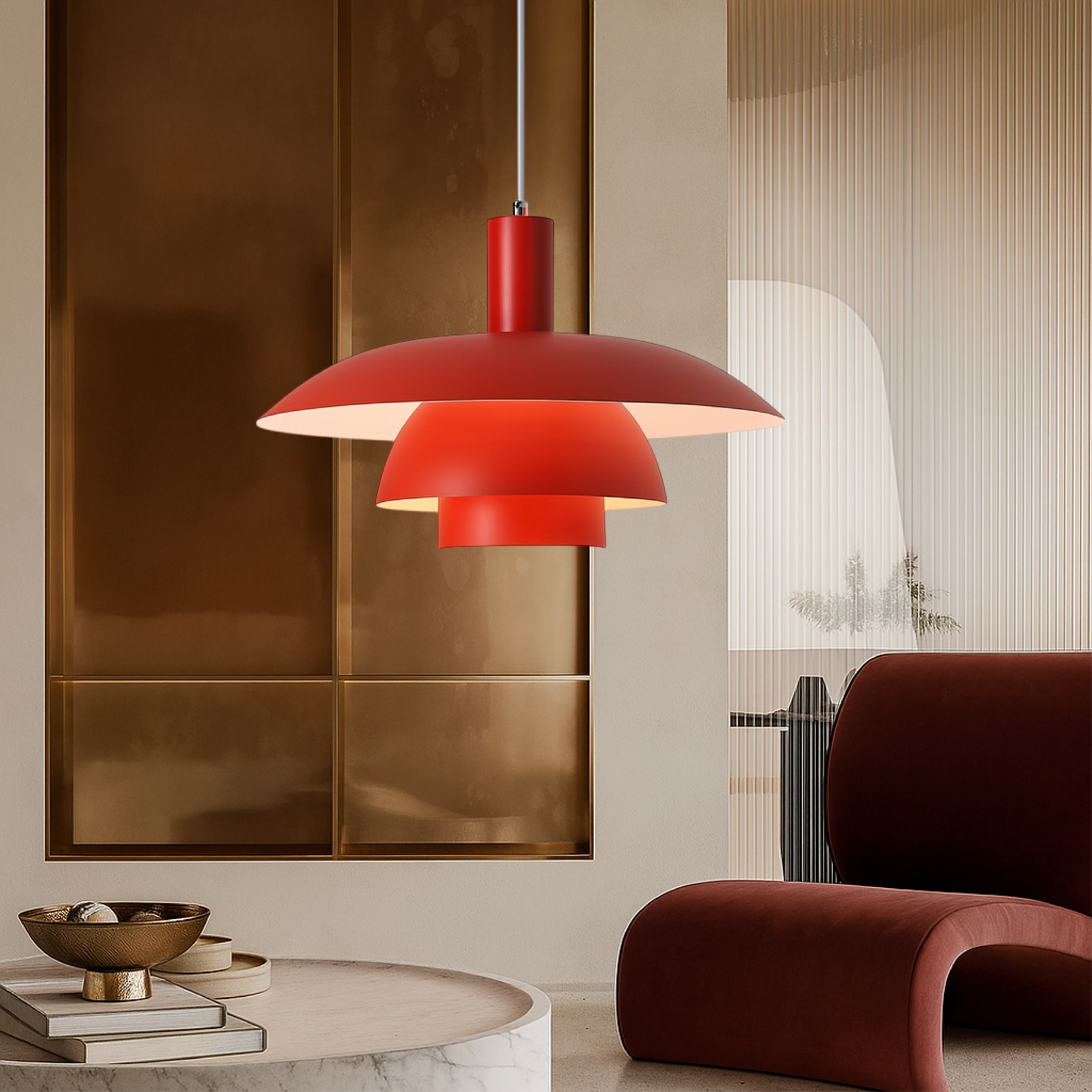 Danish-Style Pendant Light