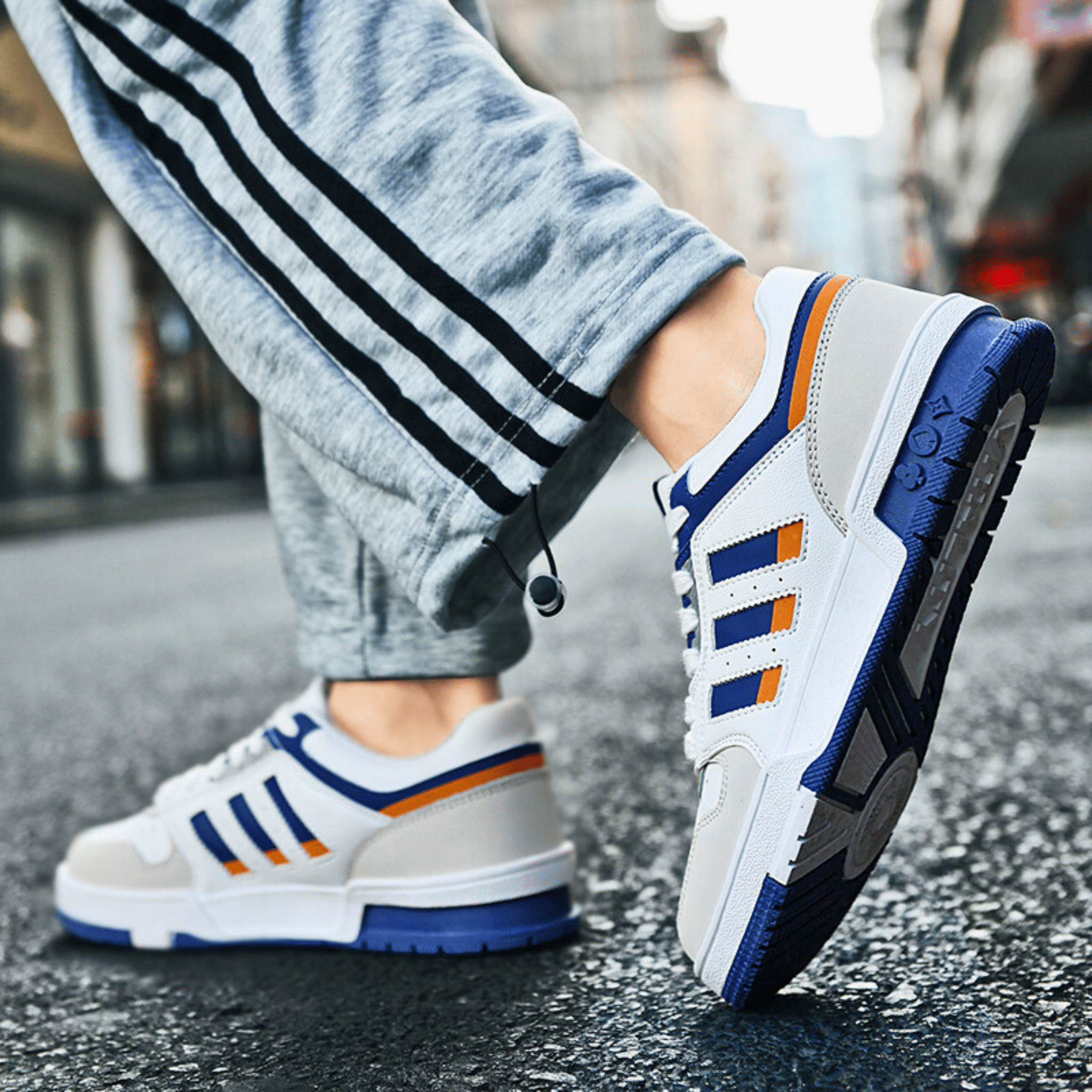 Classic Low-Top Trainers, Cushioned Insole, Breathable