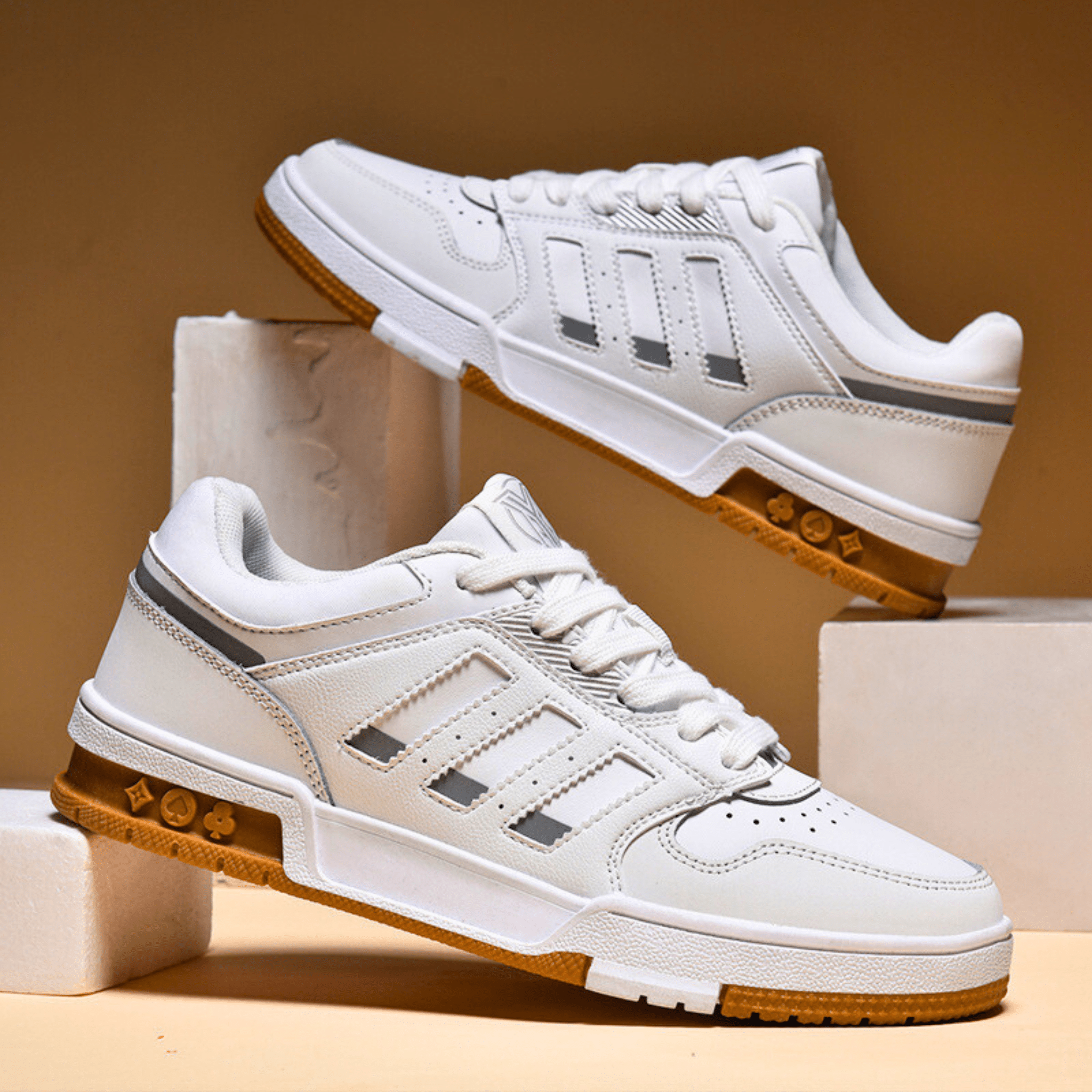 Classic Low-Top Trainers, Cushioned Insole, Breathable