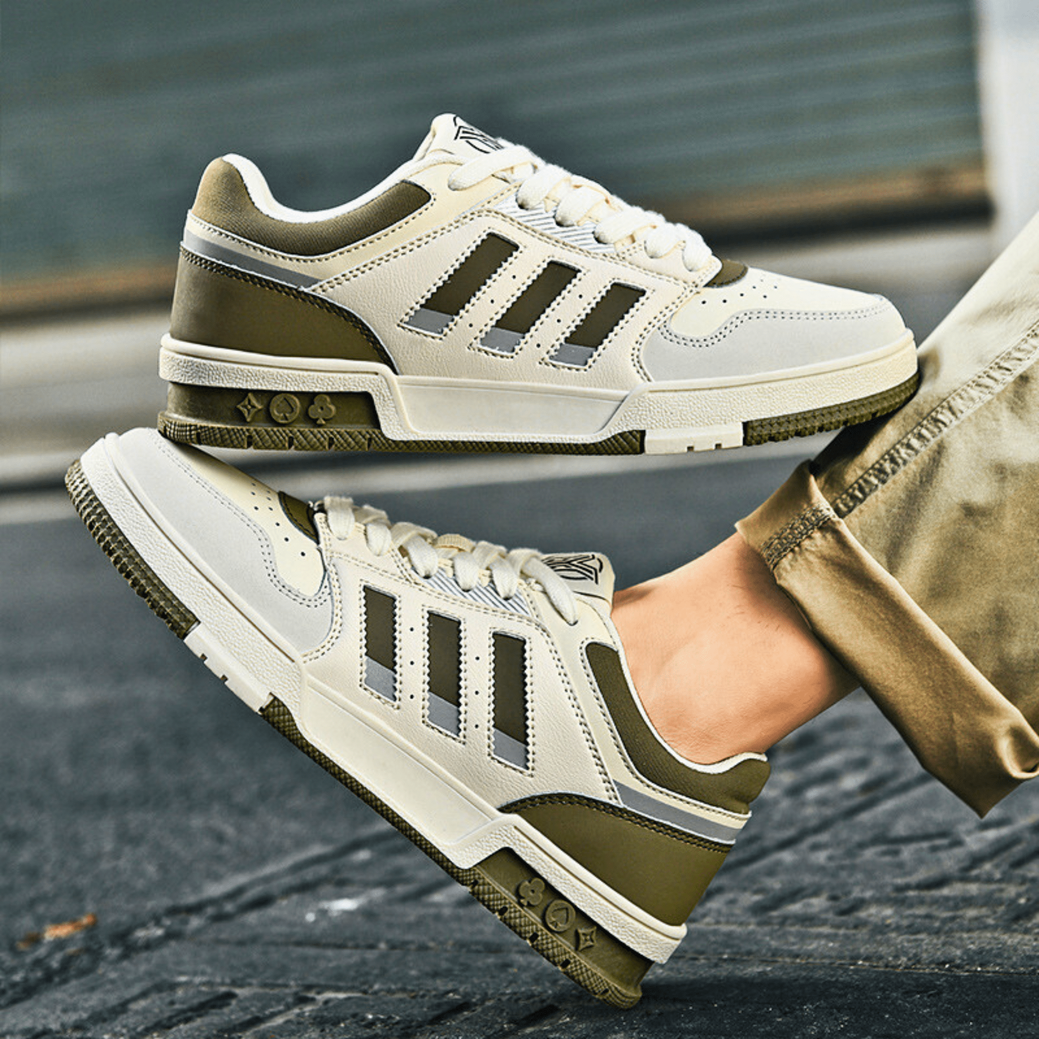 Classic Low-Top Trainers, Cushioned Insole, Breathable