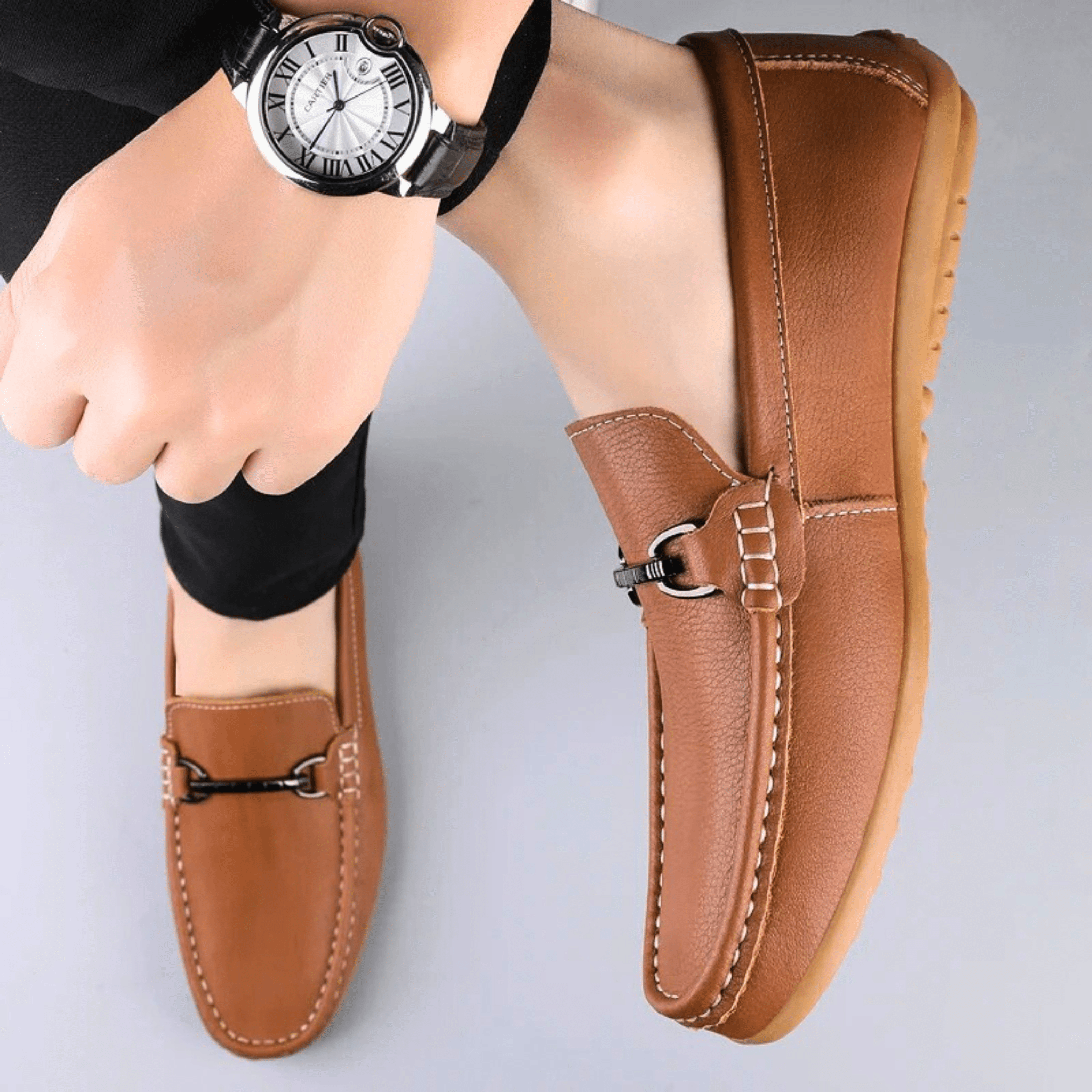 Genuine Leather Moccasins, Casual Shoes