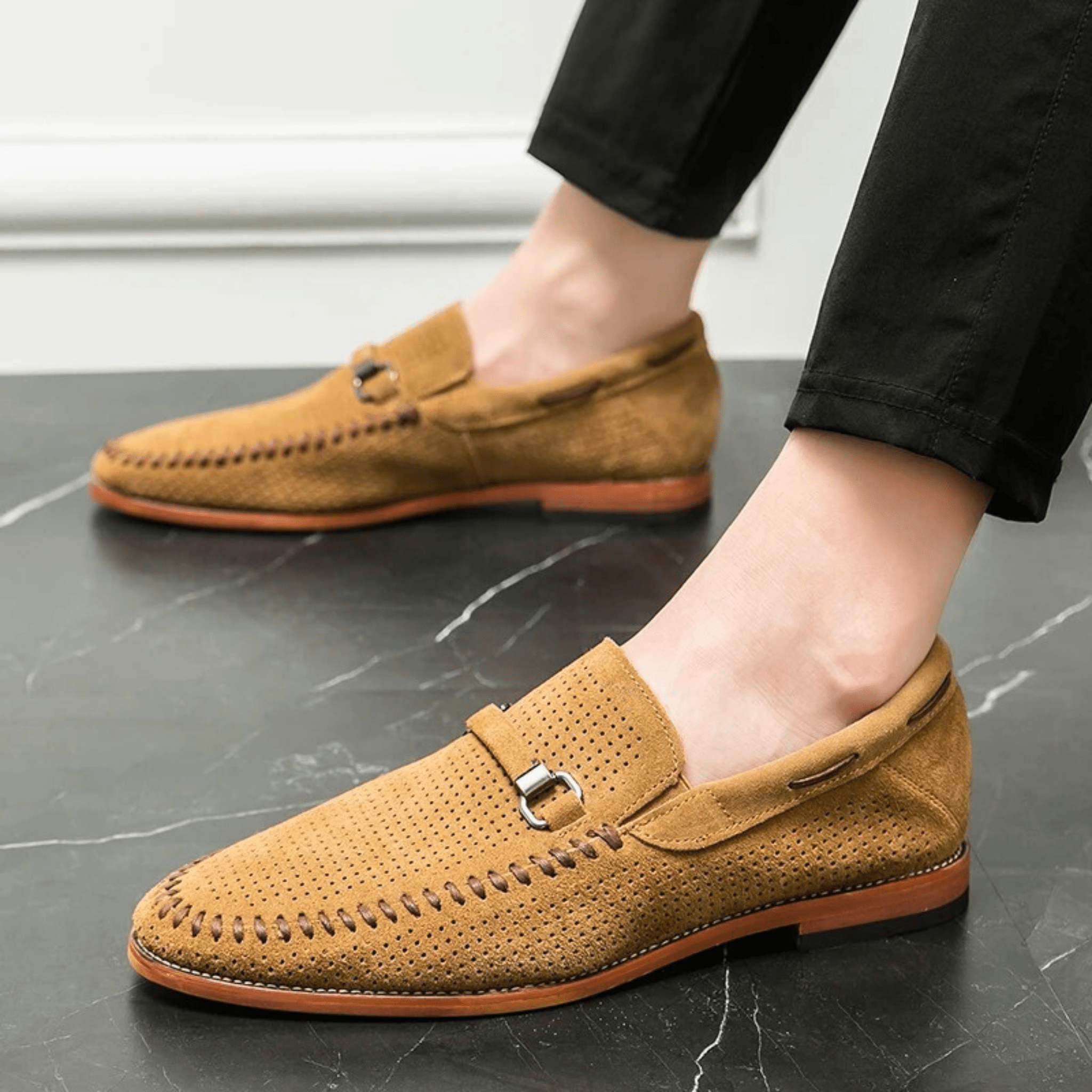 Classic Slip-On Loafers, Comfortable Fit