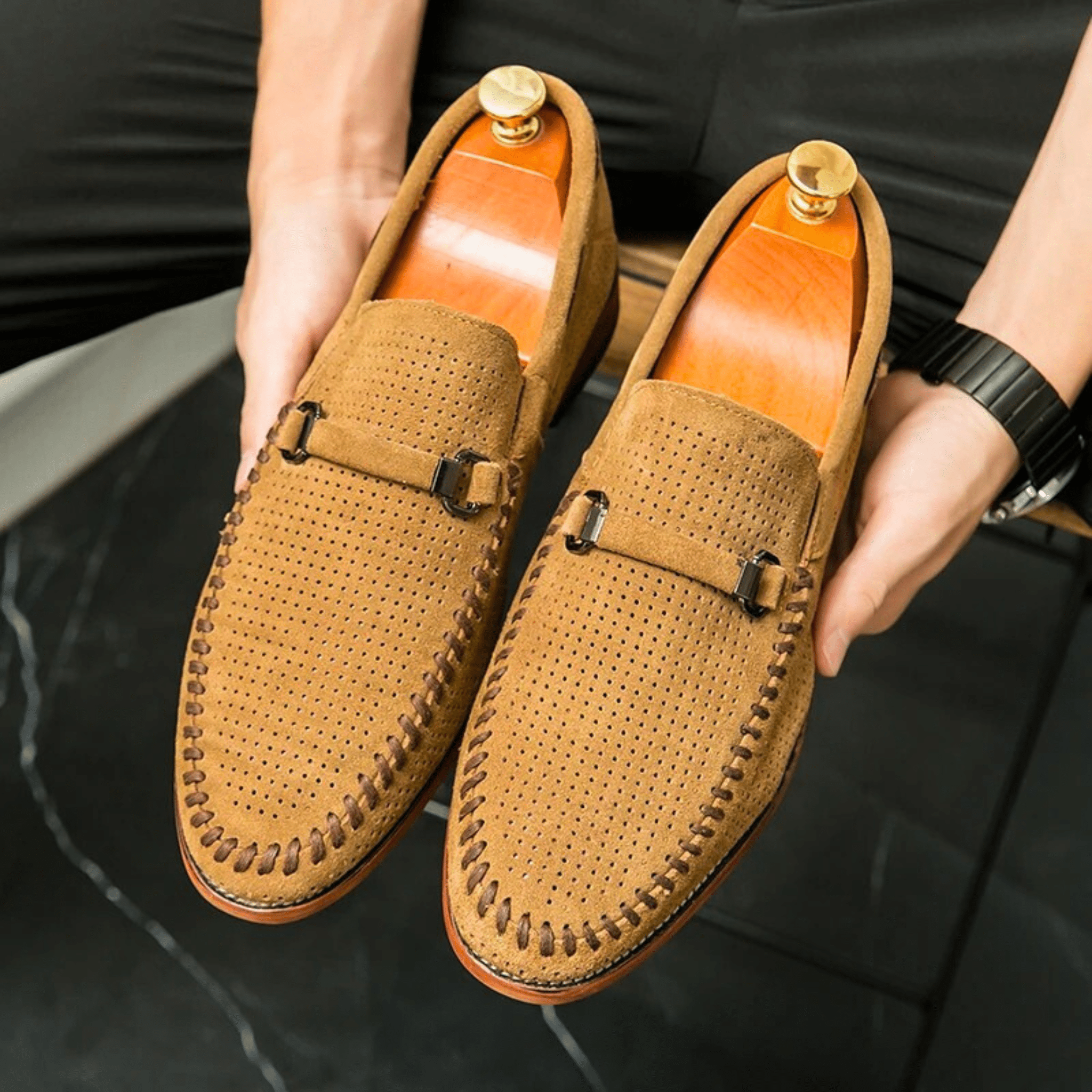 Classic Slip-On Loafers, Comfortable Fit