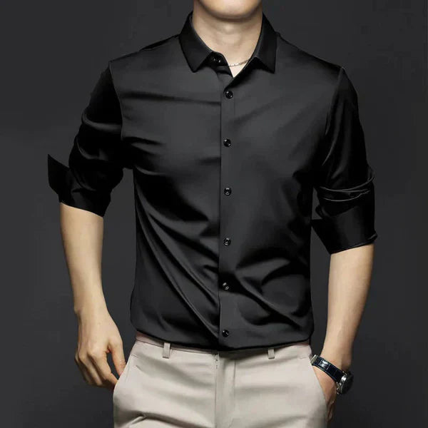 Men's Wrinkle-Resistant Long-Sleeve Shirt