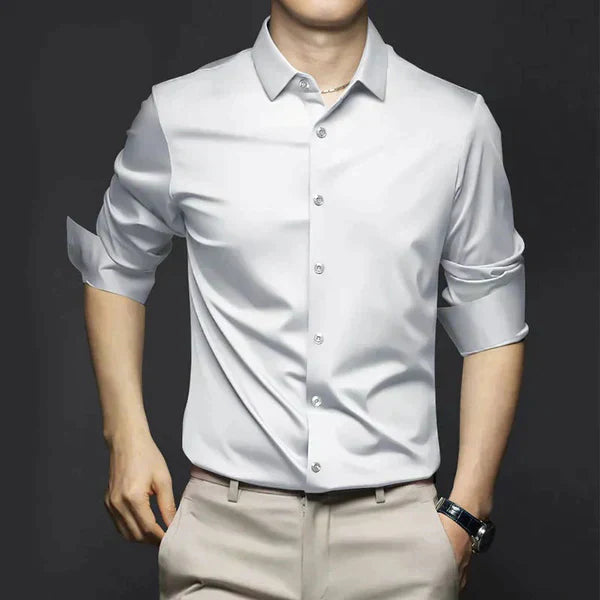 Men's Wrinkle-Resistant Long-Sleeve Shirt
