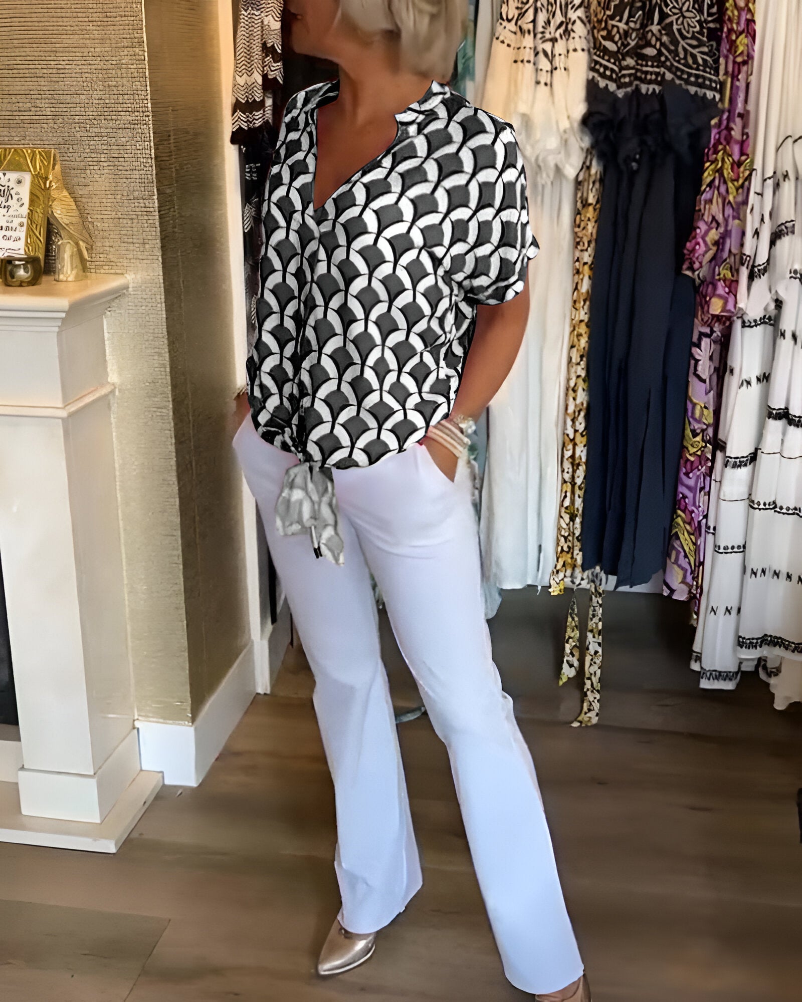 Casual Blouse for Effortless Elegance and Comfortable Style