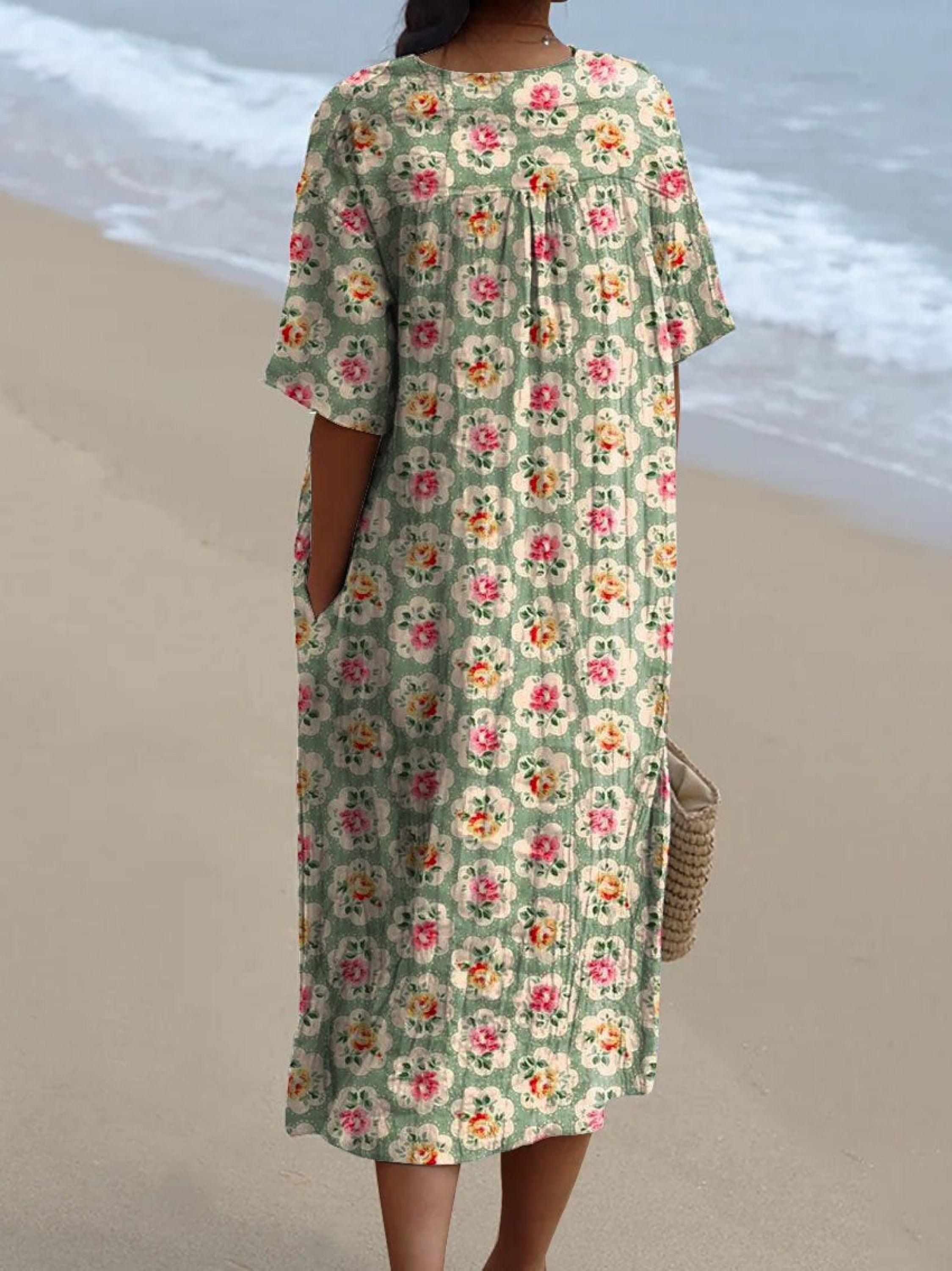Femke Vintage Floral Dress – Fresh, Playful and Ideal For Summer