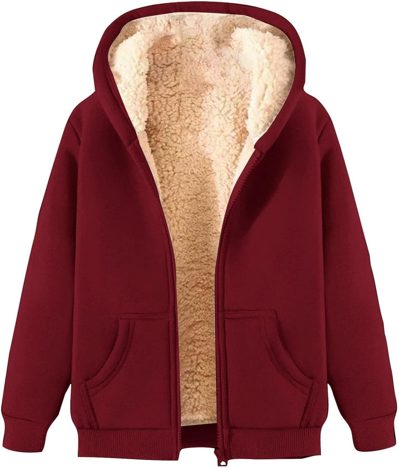 Women's Warm Fleece Full-Zip Hoodie