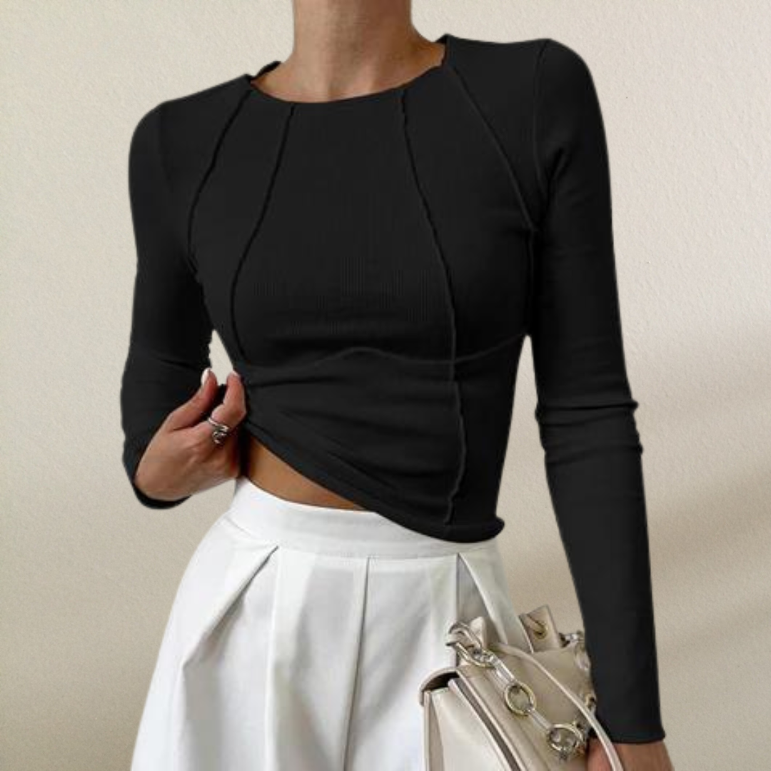 Long Sleeve Blouse with Elegant Design and Comfortable Fit