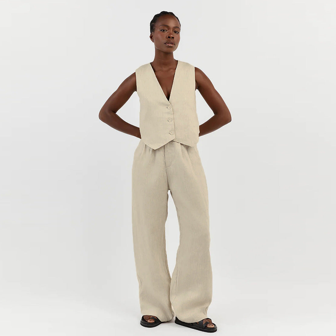 Tailored Trouser and Waistcoat Set for Effortless Style