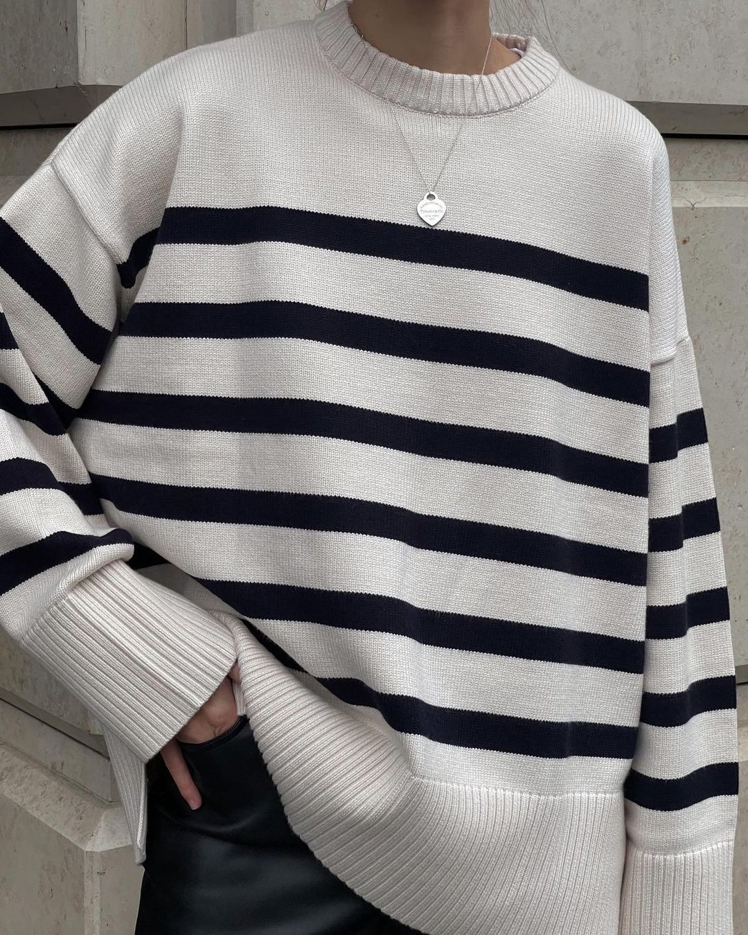 White Striped Mesh Blouse for Stylish Layering