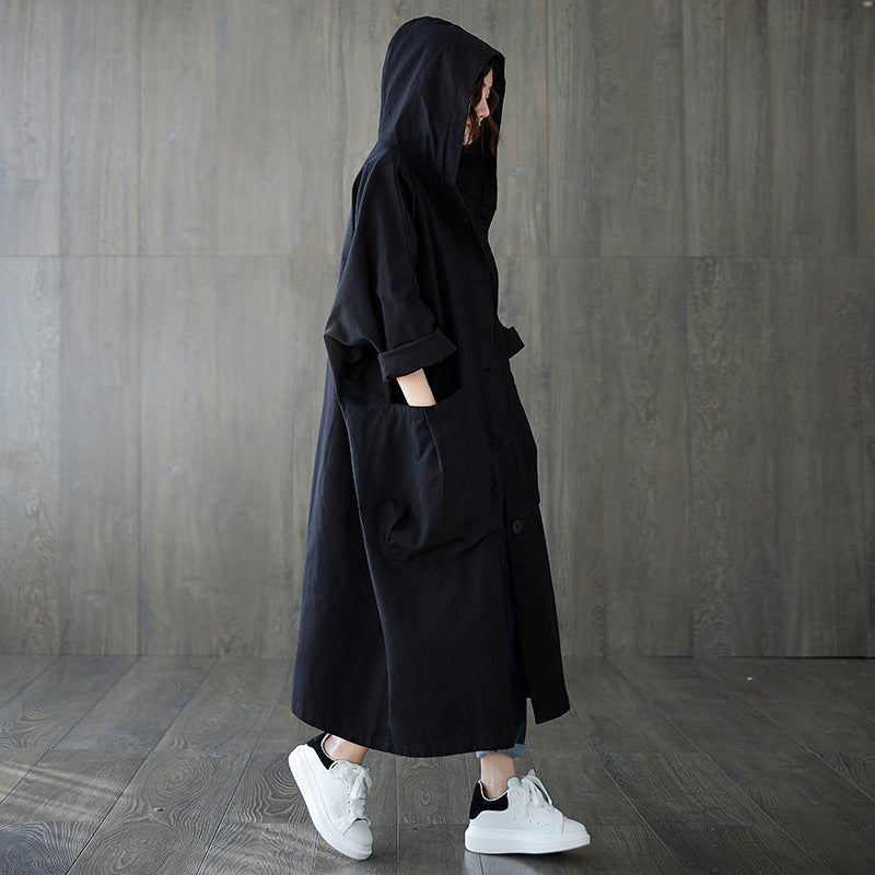 Cozy Oversized Hooded Coat for Warmth and Style