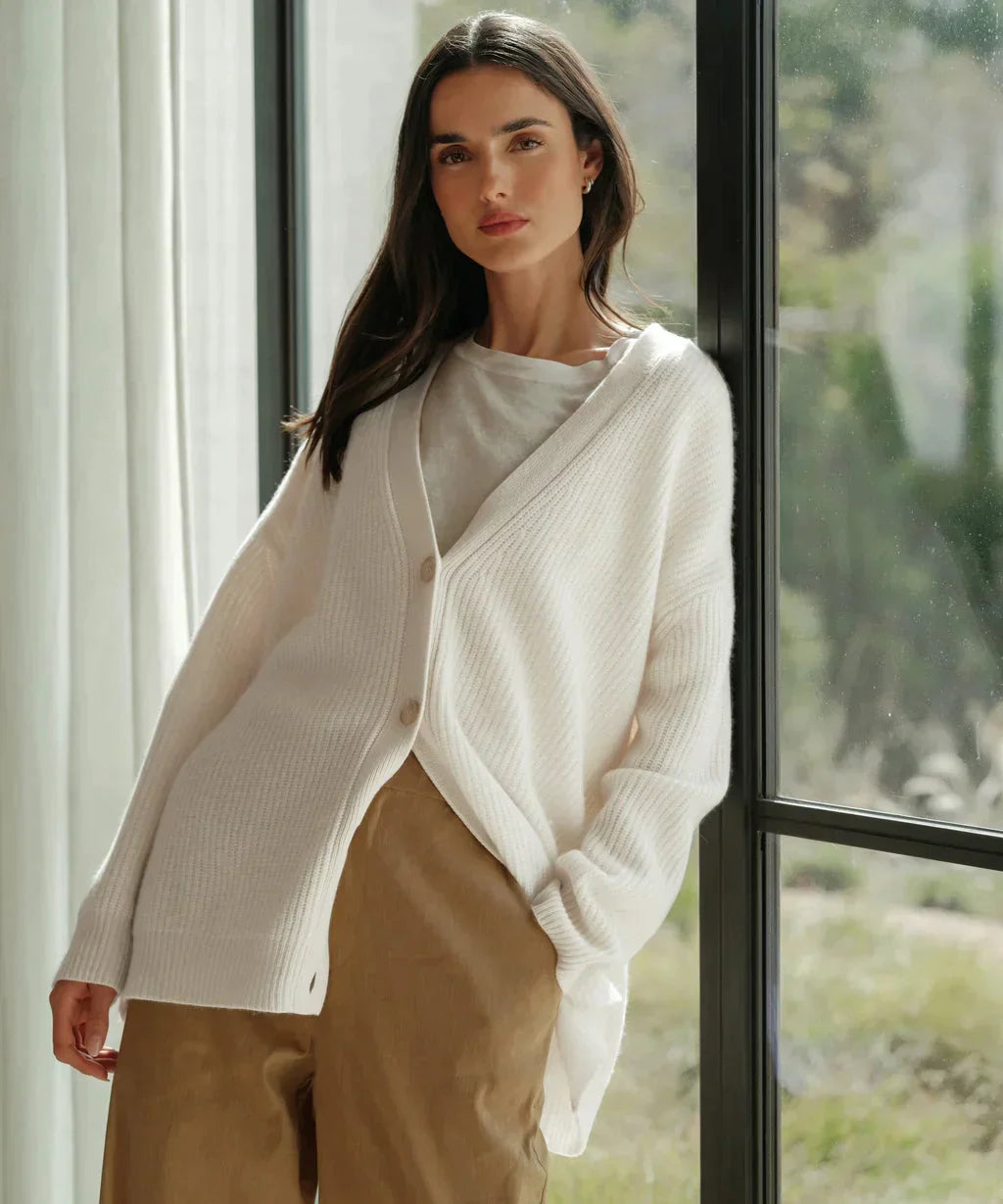 Buttoned Knit Cardigan for Stylish Layering and Comfort