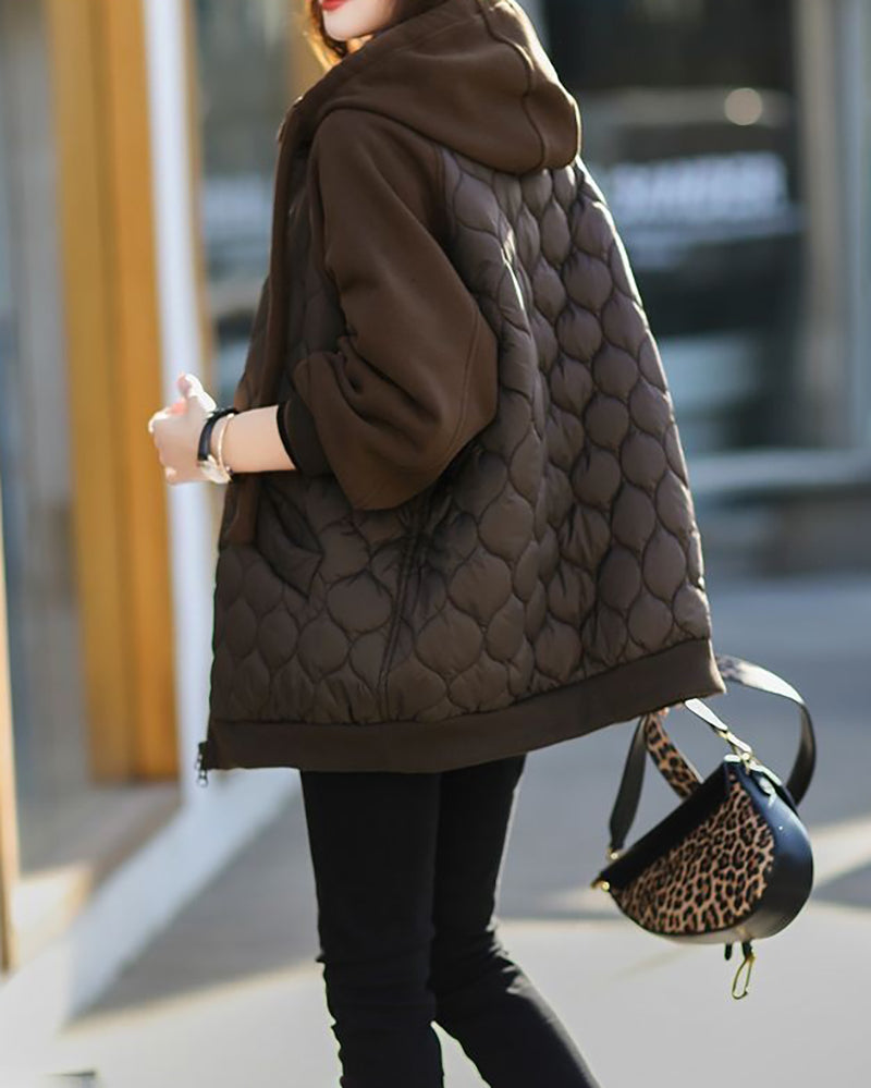 Hooded Padded Jacket for Warmth and Comfort