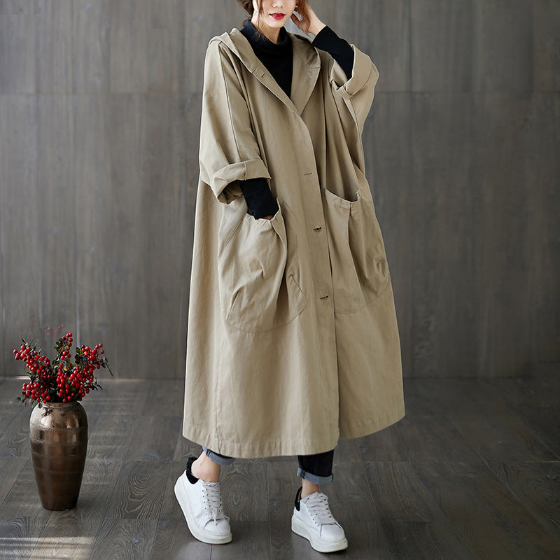 Cozy Oversized Hooded Coat for Warmth and Style