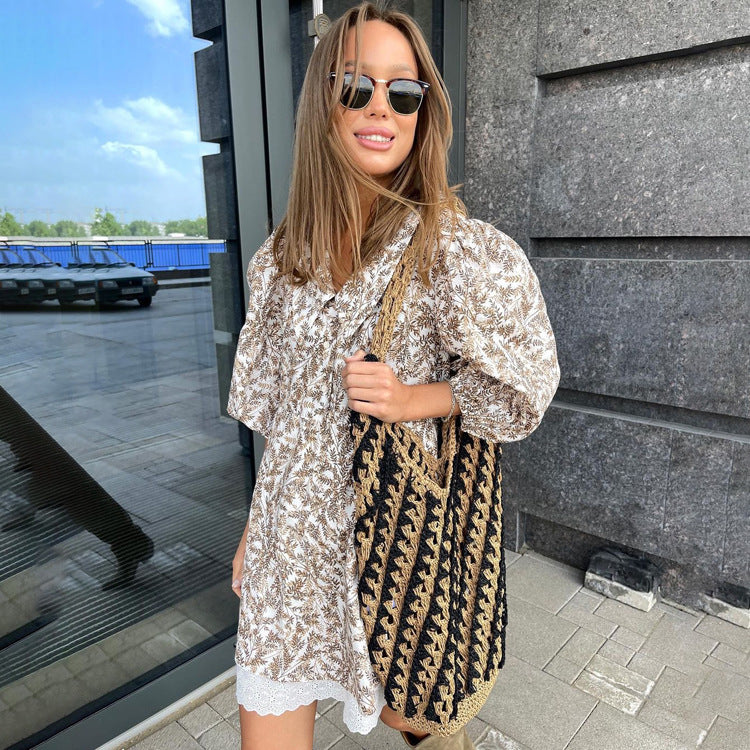 Short Puff Sleeve Clarice Dress for Effortless Style